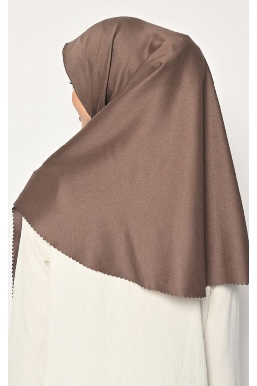 Pasmina Oval Azzura Instan Lasercut Rosewood